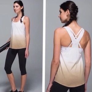 Lululemon Om Tank Racerback Ombré Size 4